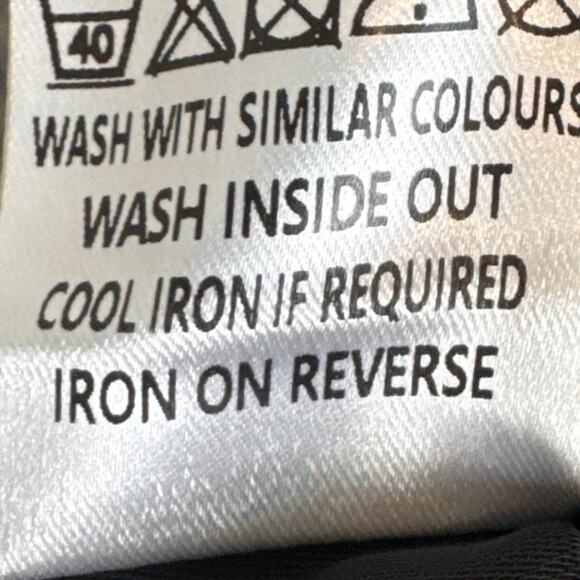 Area Stars Layla Wide Leg Crepe Satin Dress Pants Black Size S Revolve Brand - Picture 10 of 10